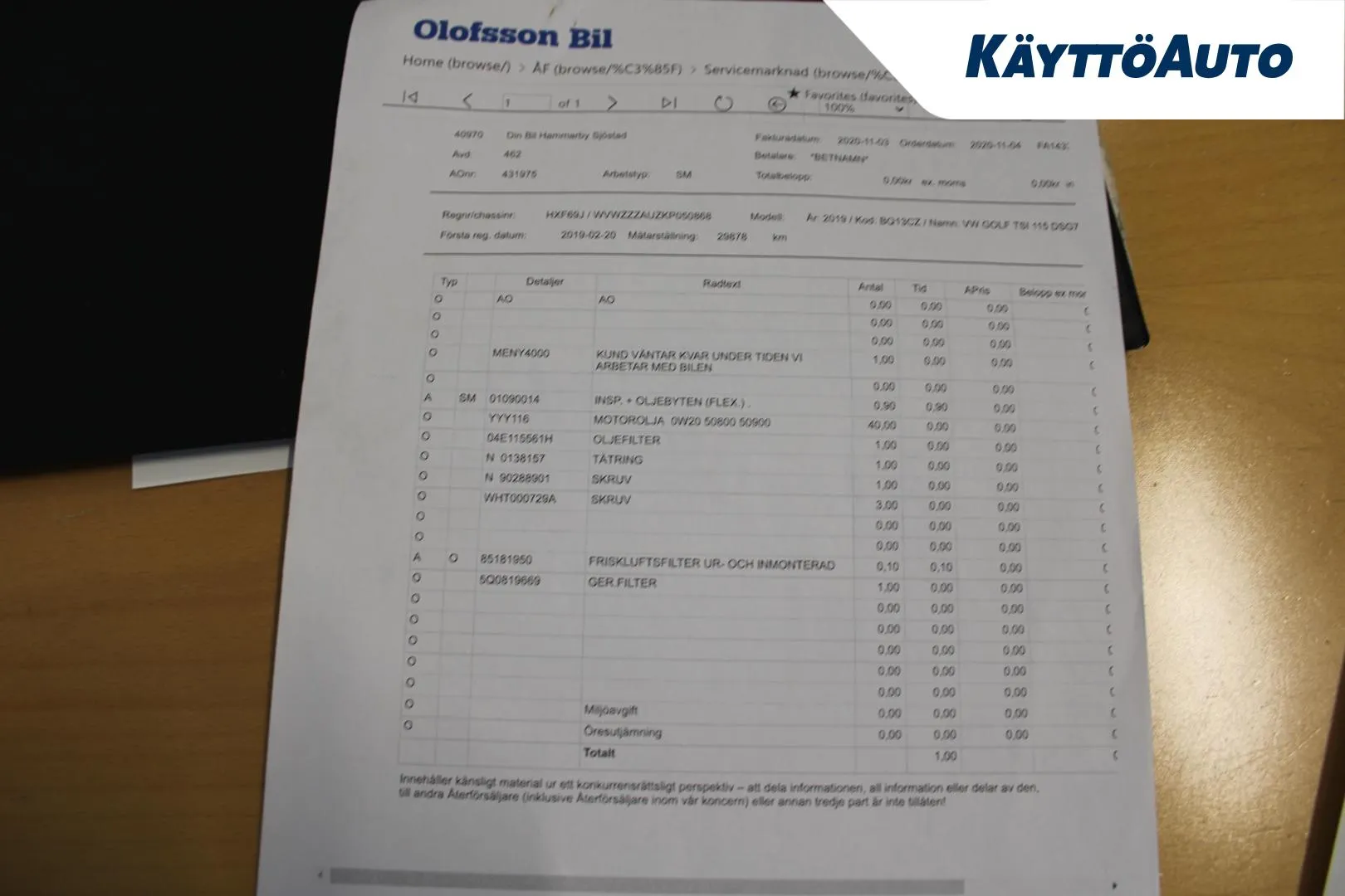 VOLKSWAGEN Golf CRC-964 carousel image