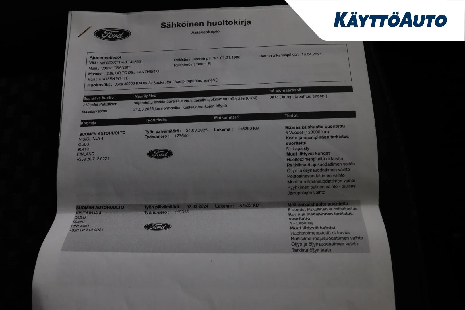 FORD Transit RUO-397 carousel image