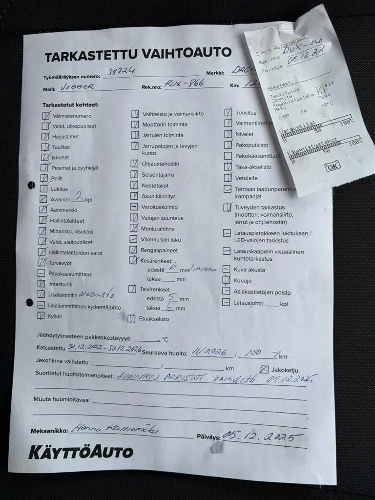 DACIA Jogger RUX-866 carousel image