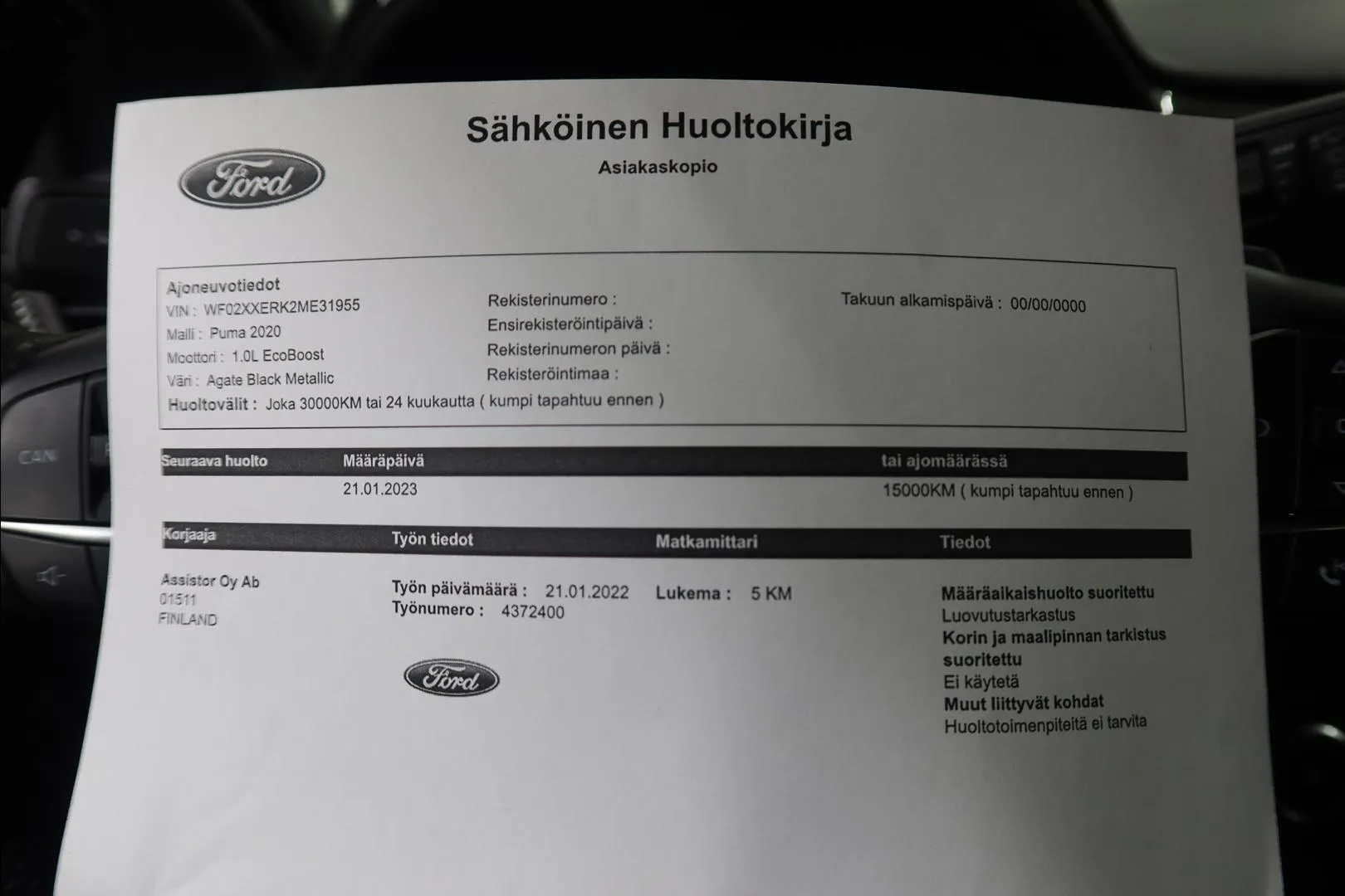 FORD Puma ZNV-885 carousel image