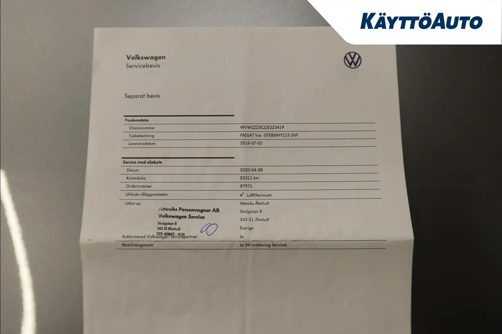 Volkswagen Passat NMO-732 carousel image