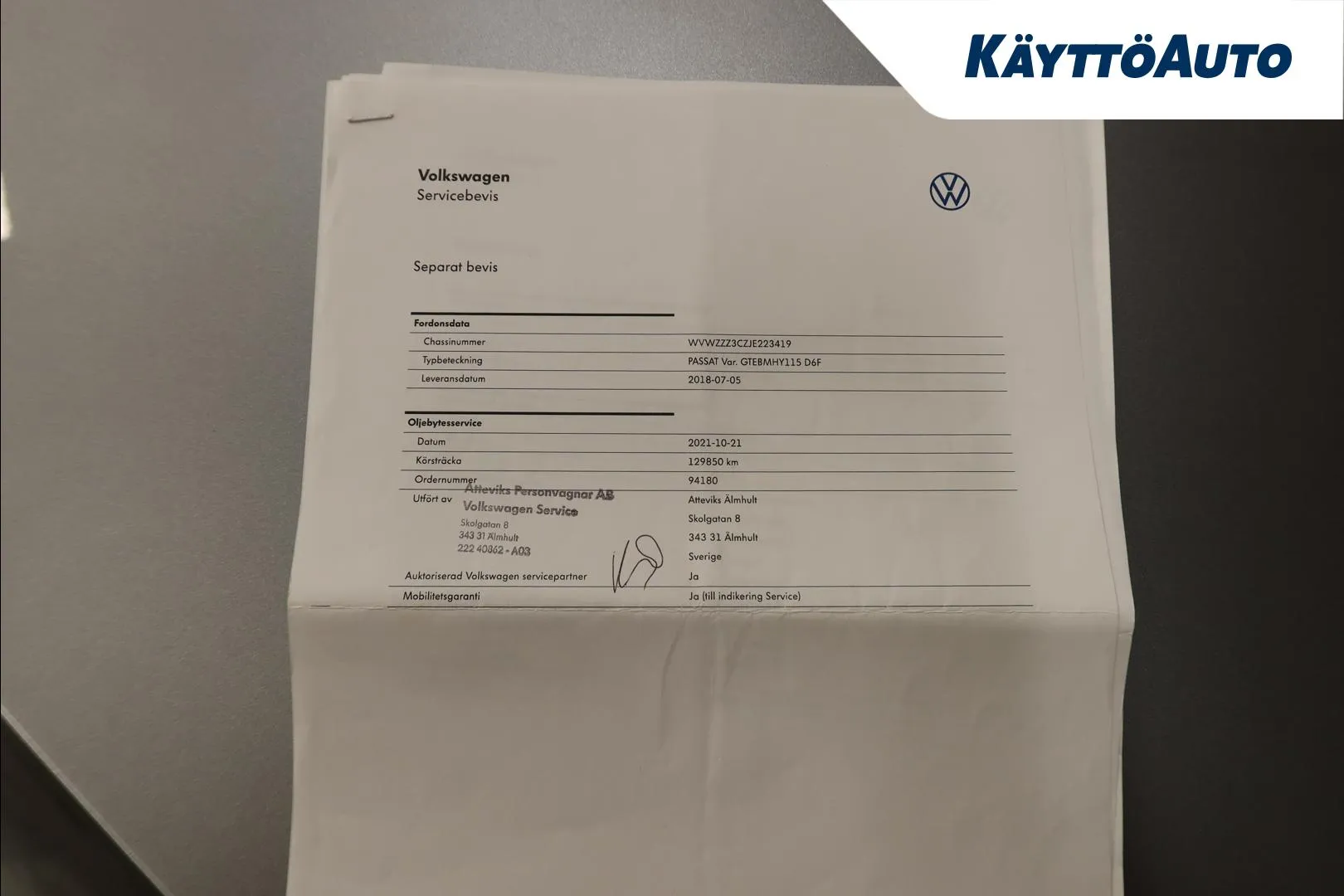 Volkswagen Passat NMO-732 carousel image