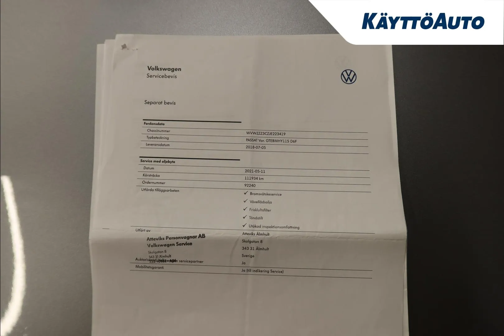 Volkswagen Passat NMO-732 carousel image