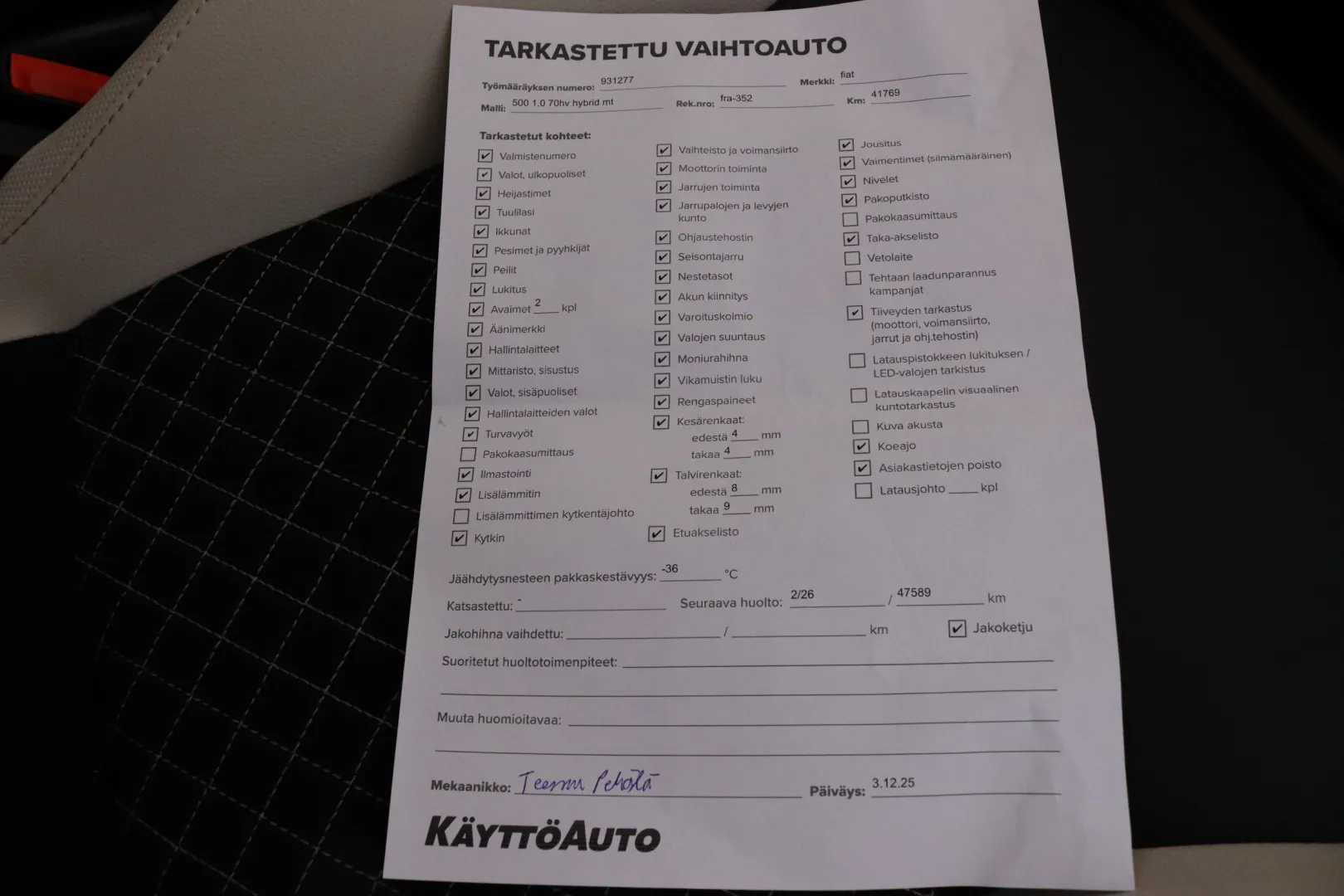 FIAT 500 FRA-352 carousel image