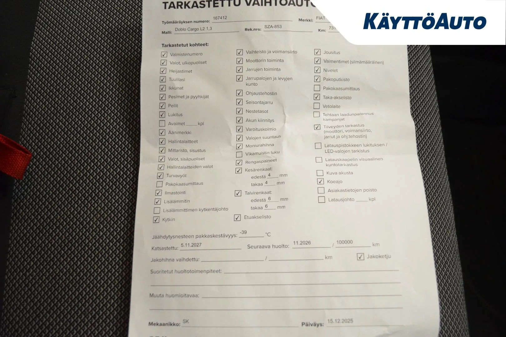 FIAT Doblo SZA-853 carousel image