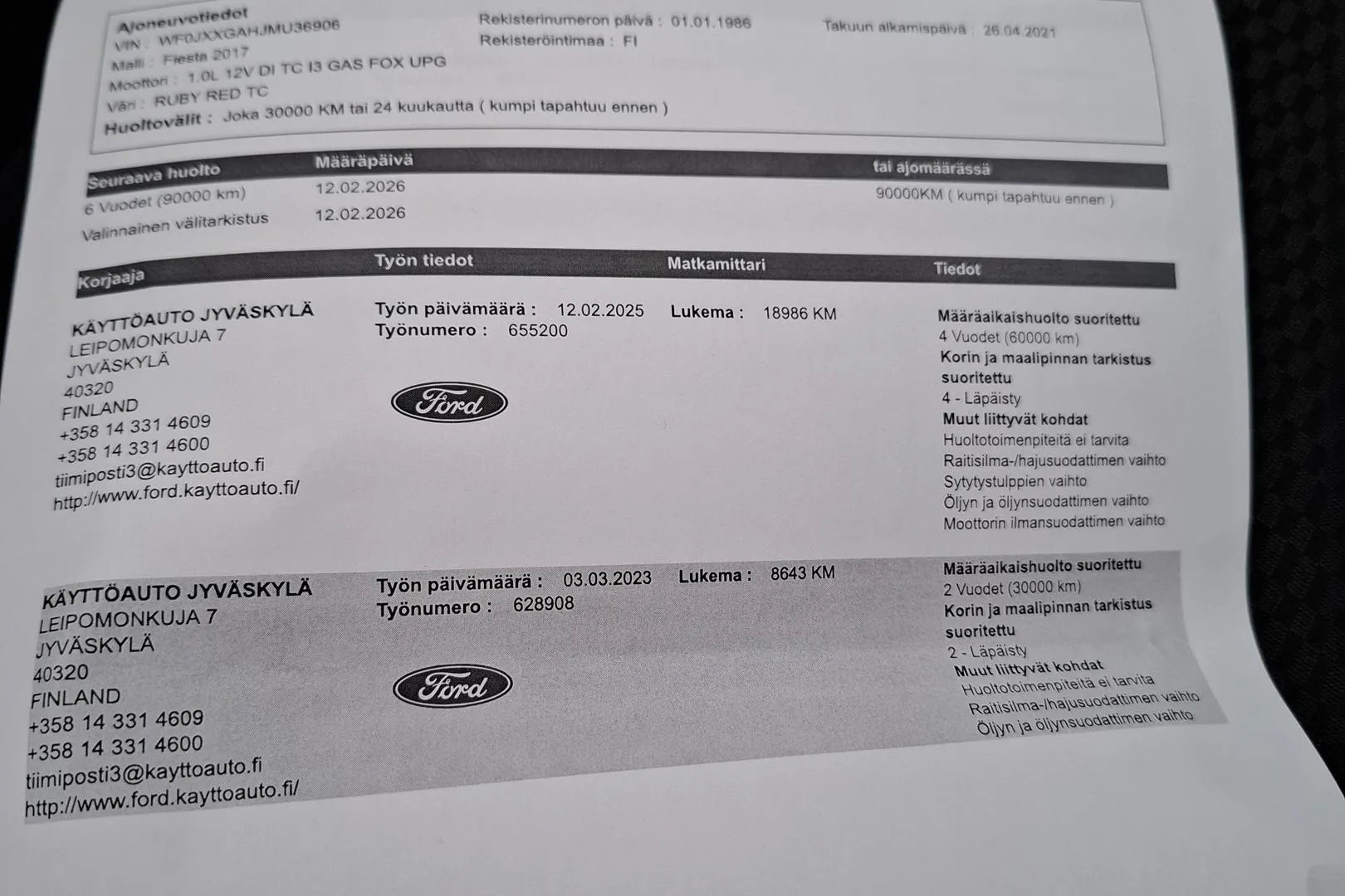 Ford Fiesta FOS-843 carousel image