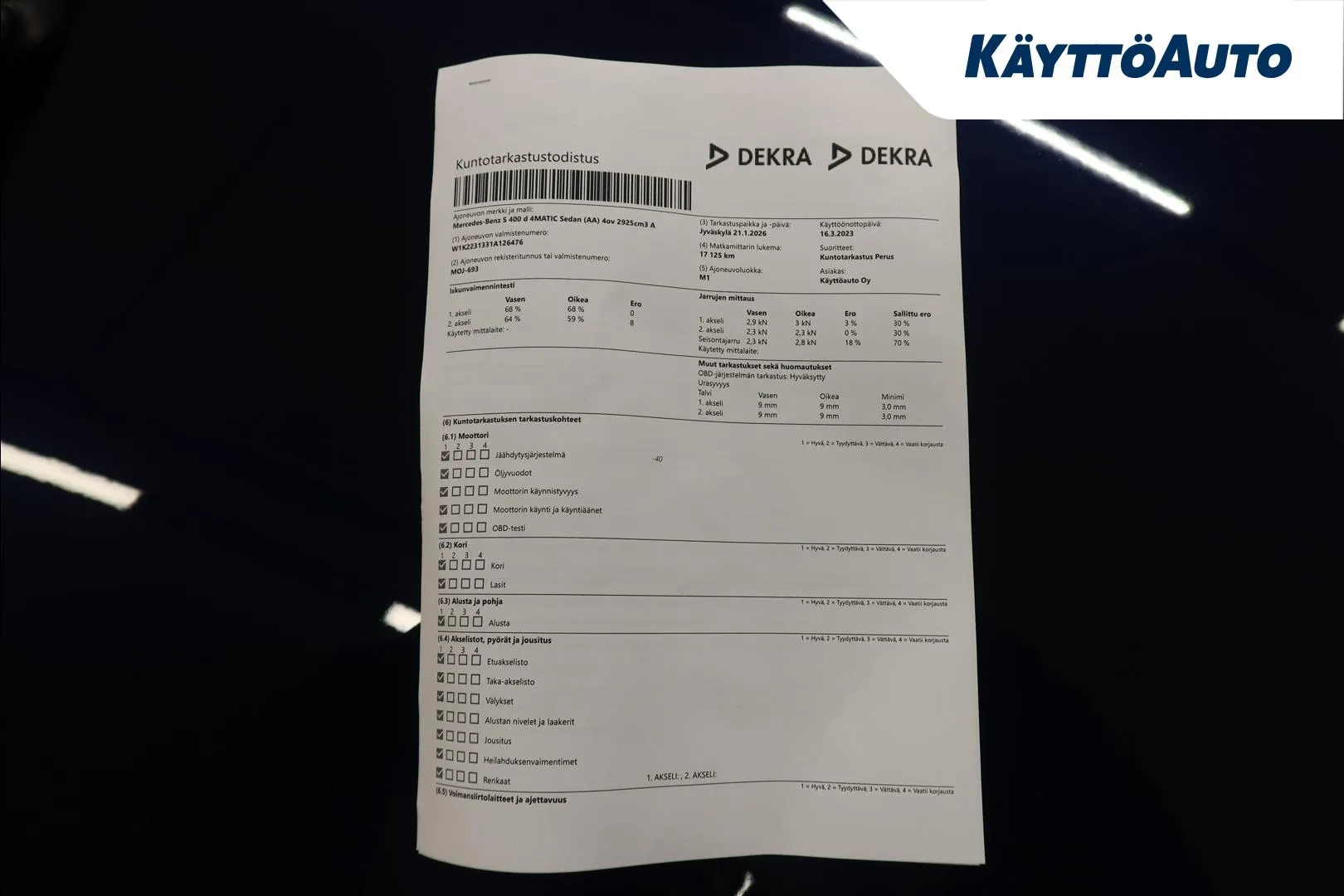 Mercedes-Benz S MOJ-693 carousel image